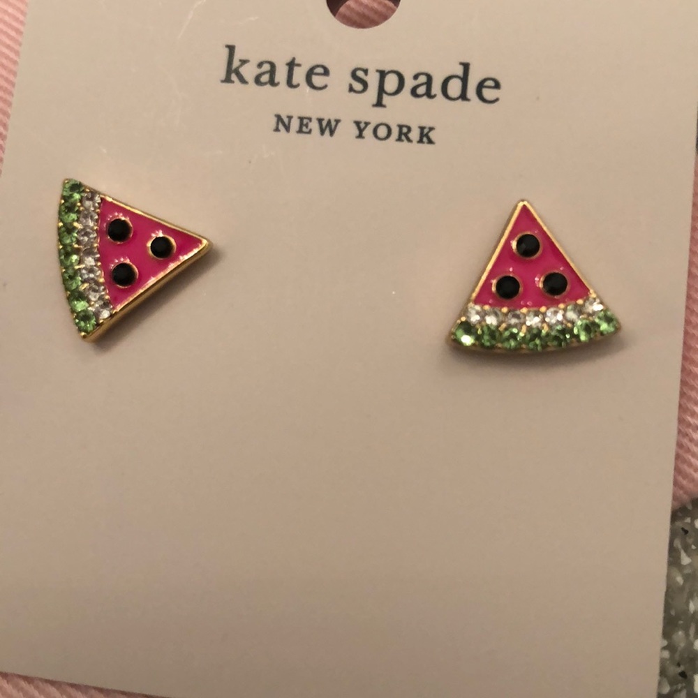 Kate Spade Watermelon Stud picnic perfect earrings